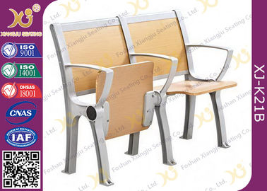 China 530 MM Center Multipurpose Foldable Student Desks And Chairs For Lecture Hall supplier